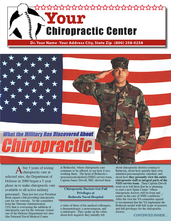 What the Military has Discovered About Chiropractic