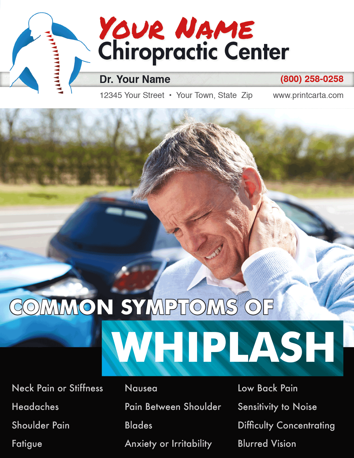 Common Symptoms of Whiplash